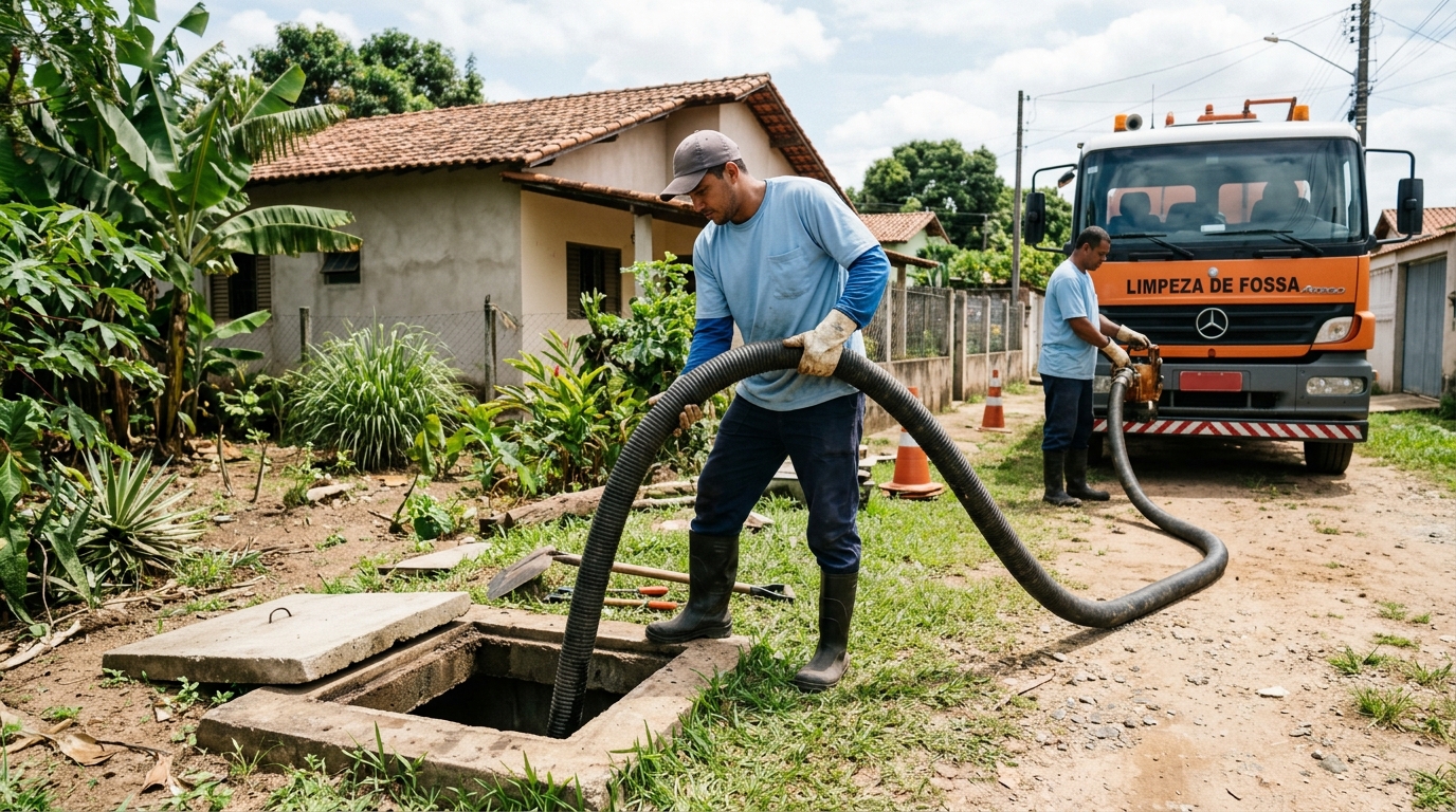 Desentupimento de Fossa no Distrito Industrial II, Manaus‑AM