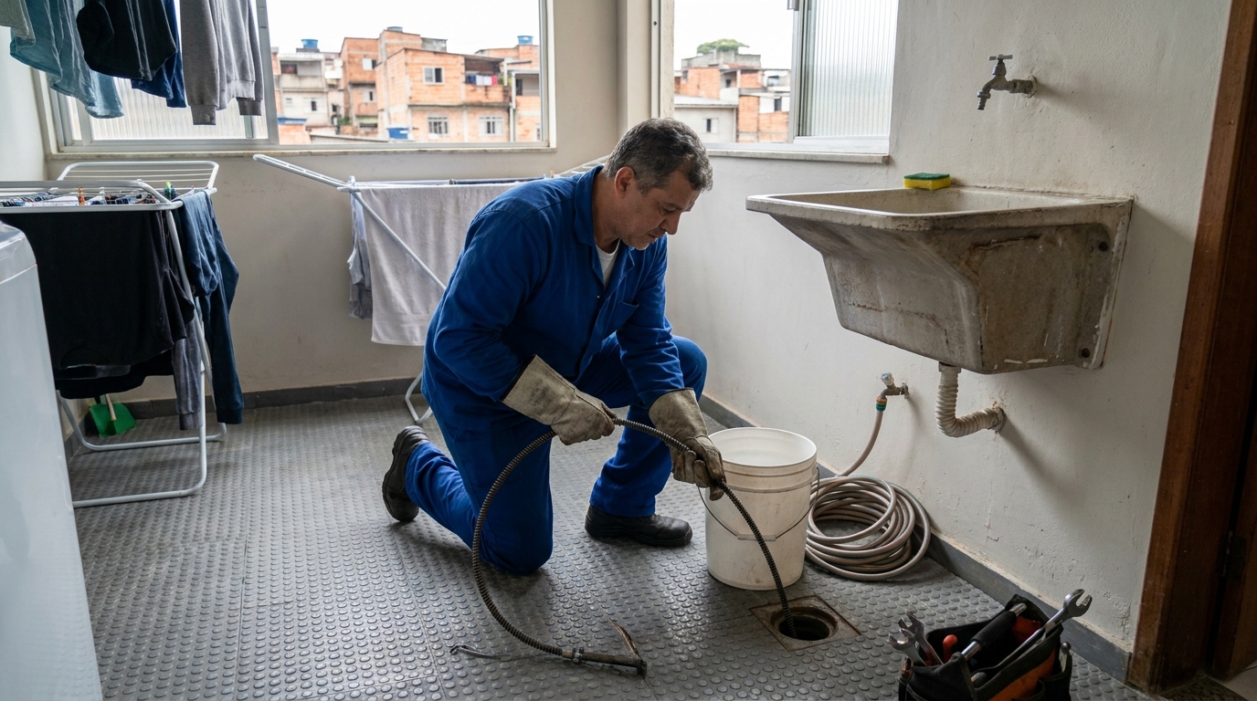 Desentupimento de Ralos Externos no Distrito Industrial II, Manaus‑AM