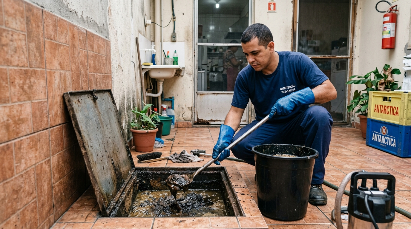 Remoção de Gordura Acumulada no Distrito Industrial II, Manaus‑AM