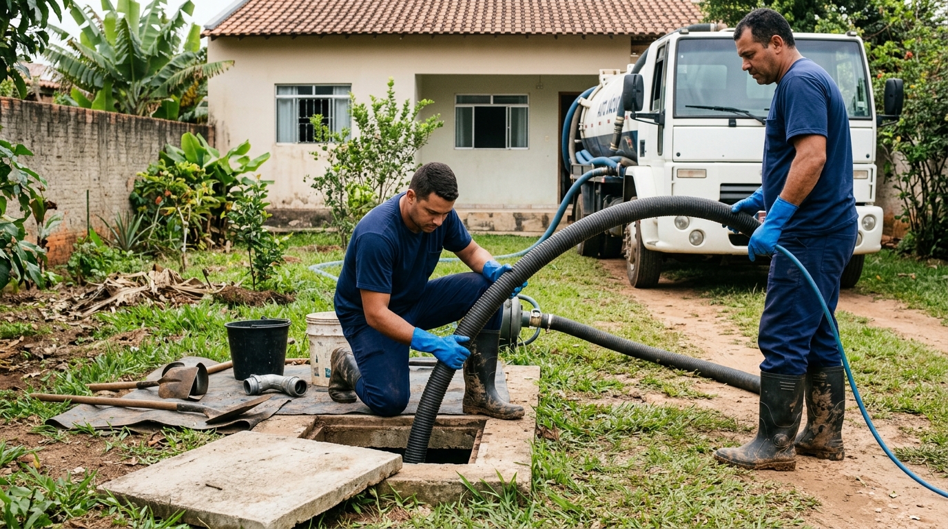 Sucção de Fossa no Distrito Industrial II, Manaus‑AM