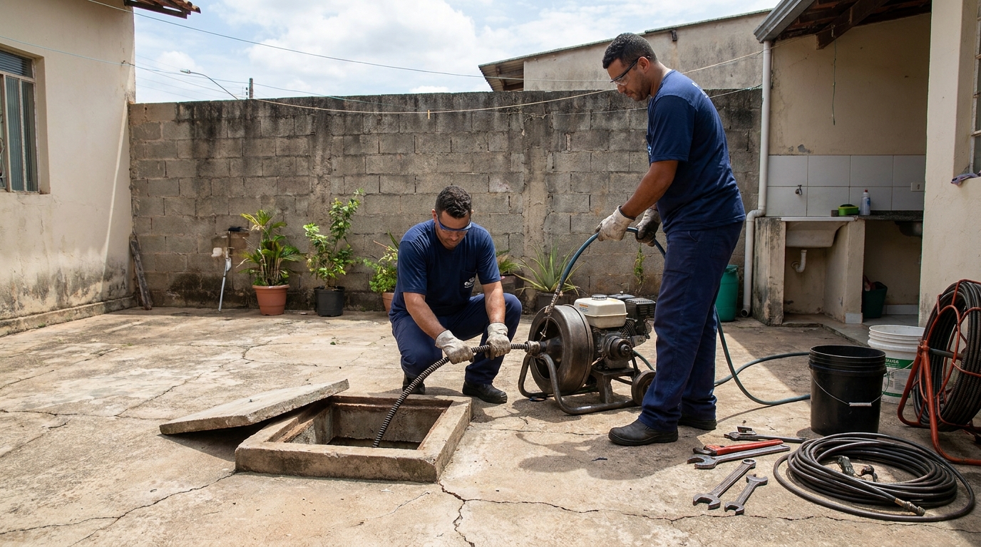 Sucção de Resíduos no Distrito Industrial II, Manaus‑AM